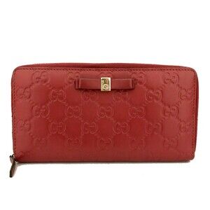 Gucci Ssima Gg Logo Leather Zip Around #193687G90